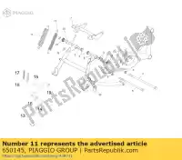 650145, Piaggio Group, primavera aprilia gilera  gp srv zapm55103, zd4m55104, zapm55104 800 850 2007 2009 2012 2016 2017 2018 2019, Nuevo