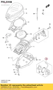 suzuki 3499041F10 sensor,speed - Bottom side