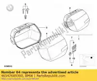 46547689300, BMW, couverture droite - saphirschwarz bmw  1150 2001 2002 2003 2004 2005 2006, Nouveau