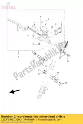 Ici, vous pouvez commander le titulaire auprès de Yamaha , avec le numéro de pièce 13DF64670000: