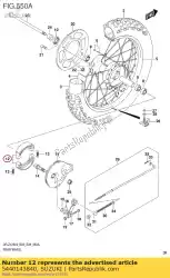 Aqui você pode pedir o jogo de sapata, freio em Suzuki , com o número da peça 5440143840:
