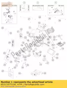 ktm 60311075100 cablaggio elettrico - Il fondo