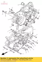 5CU151210000, Yamaha, cárter 2 yamaha yz 250, Novo