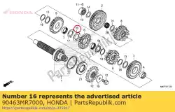 Here you can order the washer, spline, 28mm from Honda, with part number 90463MR7000: