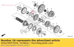 Qui puoi ordinare rondella, scanalatura, 28mm da Honda , con numero parte 90463MR7000: