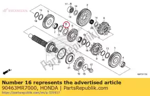 honda 90463MR7000 washer, spline, 28mm - Bottom side