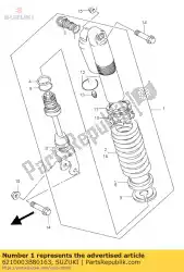 Here you can order the absorber assy,r from Suzuki, with part number 6210003B80163: