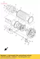 5JW161500000, Yamaha, engrenage entraîné primaire comp. yamaha  fjr 1300 2001 2002 2003 2004 2005 2006 2007 2008 2009 2010 2011 2014 2015 2016 2017 2018 2019 2020 2021, Nouveau