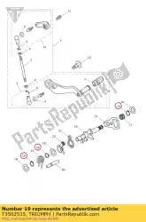 borgring din 471 dia. 14. 0 van Triumph, met onderdeel nummer T3502535, bestel je hier online: