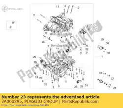 Here you can order the stud bolt from Piaggio Group, with part number 2A000295: