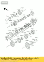 131281218, Kawasaki, arbre-transmission ou kawasaki zrx  s r c zrx1100 zrx1200 zrx1200r zrx1200s zxr1200s 1200 1100 , Nouveau