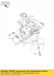 Aqui você pode pedir o vela de ignição, mr8ci-8 (ngk) em Kawasaki , com o número da peça 920700045: