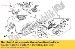 Aquí puede pedir conjunto bomba, combustible de Honda , con el número de pieza 16700MCH023: