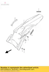 Here you can order the nut from Suzuki, with part number 0915206024: