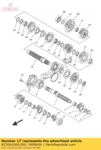 yamaha 933062066300 consequência - Lado inferior