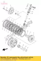 5VX163820000, Yamaha, Eixo, empurre a alavanca yamaha fz 600 2004 2005 2006 2007 2008 2009, Novo