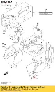 Suzuki 0932009045 coussin - La partie au fond