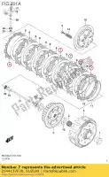 2144137F30, Suzuki, plate,clutch dr suzuki rm  rmz rmx z rm250 z450 lt r450 quadracer z450z limited r450z rmx450z rmz450 250 450 , New