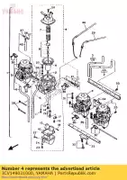 3CV149031000, Yamaha, carburetor assy 3 yamaha fj 1200, New