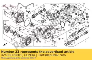 Honda 42400HP5601 diff assy - La partie au fond