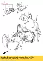 4FM843201000, Yamaha, conjunto de lentes yamaha yzf fzr xv yzfr yzfsp fzrr virago 750 1000 600 535, Nuevo