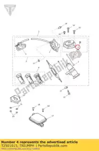 triumph T2501015 sleeve breather - Bottom side