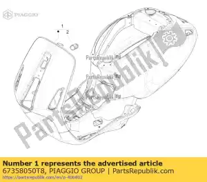 Piaggio Group 67358050T8 fahrgestell - Bottom side