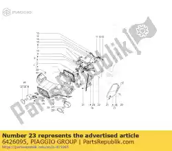 Aquí puede pedir lh indicador de giro delantero de Piaggio Group , con el número de pieza 6426095: