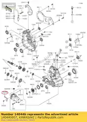 Tutaj możesz zamówić 01 uchwyt-kabel,2wd/4wd od Kawasaki , z numerem części 140440007: