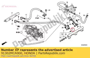 honda 91302MCA000 oring, 7.8x1.9 - La partie au fond