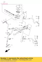 Qui puoi ordinare sottogruppo pompa freno 2 da Yamaha , con numero parte 1XC2580A0000: