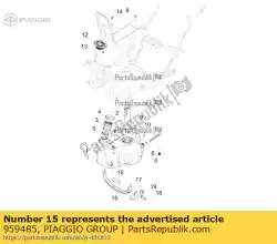 Aqui você pode pedir o suporte em Piaggio Group , com o número da peça 959485: