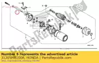 31205MR1008, Honda, parafuso, configuração honda  cb cbr nt ntv pc st trx vt vtr xl xrv 600 650 680 700 750 800 1000 1100 1300 1988 1989 1990 1991 1992 1993 1994 1995 1996 1997 1998 1999 2000 2001 2002 2003 2004 2005 2006 2007 2008 2009 2010 2012 2017 2018 2019, Novo