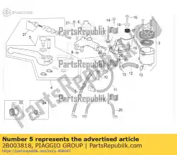 Tutaj możesz zamówić d? Wignia hamulca przedniego od Piaggio Group , z numerem części 2B003818: