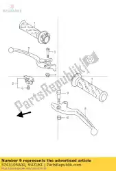 Here you can order the bolt,lever from Suzuki, with part number 5743105A00: