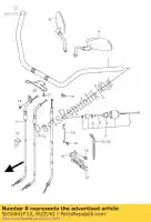 5650041F13, Suzuki, miroir assy, ??rea suzuki vl 800 2001 2002 2003 2004 2005 2006 2007 2008, Nouveau