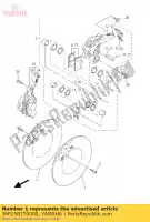 39P2581T0000, Yamaha, remschijf voor yamaha fz 800 2011 2012 2013 2014 2015, Nowy