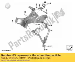 adapter, kuipsteun van BMW, met onderdeel nummer 46637692405, bestel je hier online: