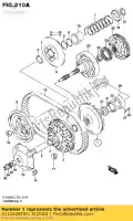 2111038F00, Suzuki, gezicht, vaste schijf suzuki  lt a 400 2002 2003 2004 2005 2006 2007 2008 2009 2010 2011 2012 2014 2015 2016 2017 2018 2019, Nieuw