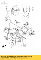 3661940F00, Suzuki, guide,wiring ha suzuki gsx r1000 r600 r750 r600z 1000 600 750 , New