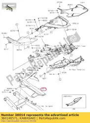 Tutaj możesz zamówić 01 sprawa-? A? Cuch od Kawasaki , z numerem części 360140571: