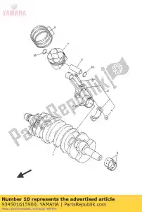 yamaha 934501615900 circlip - La partie au fond