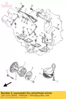 1AE134110000, Yamaha, crépine, huile yamaha fz fzr fzx 750 1000 1986 1987 1988 1989 1990 1991, Nouveau