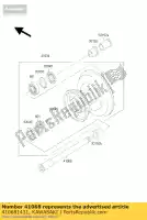 410681431, Kawasaki, Axle,fr kawasaki w  a c w650 650 , New