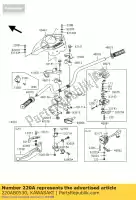 220AB0530, Kawasaki, vite-pan-cros comune kawasaki d eliminator klf klx kvf 125 250 300 360 400 650 1993 1994 1995 1998 1999 2000 2001 2002 2003 2004 2005 2006 2007 2008 2009, Nuovo