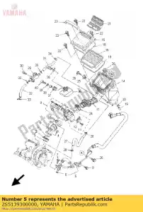 yamaha 2S5139300000 pipe inlet assembly - Bottom side