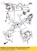 43F823105100, Yamaha, ignition coil assy yamaha srx tt xt 600 1986 1987 1989, New