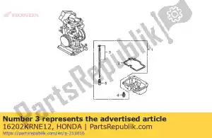 Honda 16202KRNE12 conjunto de agulha, jato (nmts) - Lado inferior