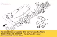 83501MY6A90, Honda, Sac comp, queue honda xlr xr 125 250 600 1991 1992 1993 1994 1995 1996 1997 1998 1999, Nouveau