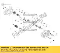 847030, Piaggio Group, vorkgeleidepen met schacht aprilia derbi gilera  gpr gsm h@k rcr rcr 50 rs rs4 rx rx 50 rx sx senda senda drd r senda drd sm senda r senda r drd x treme senda sm drd x treme senda x-treme 50 sm low seat smt smt racing sx zapabb01 zapkka00 zapkkb00 zapkkb07 zd4kka01 zd4kkb01 zd4kkb0, Nieuw
